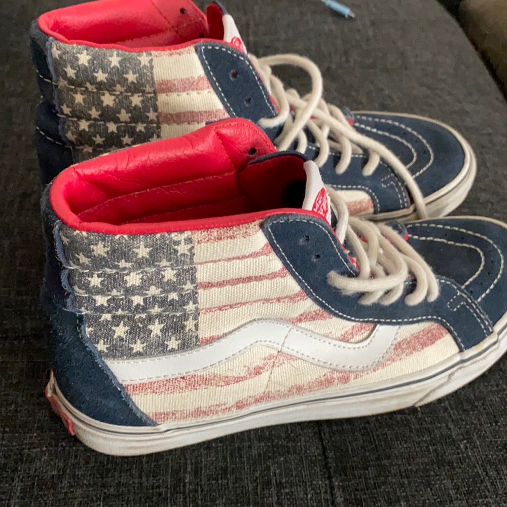 American Flag Vans